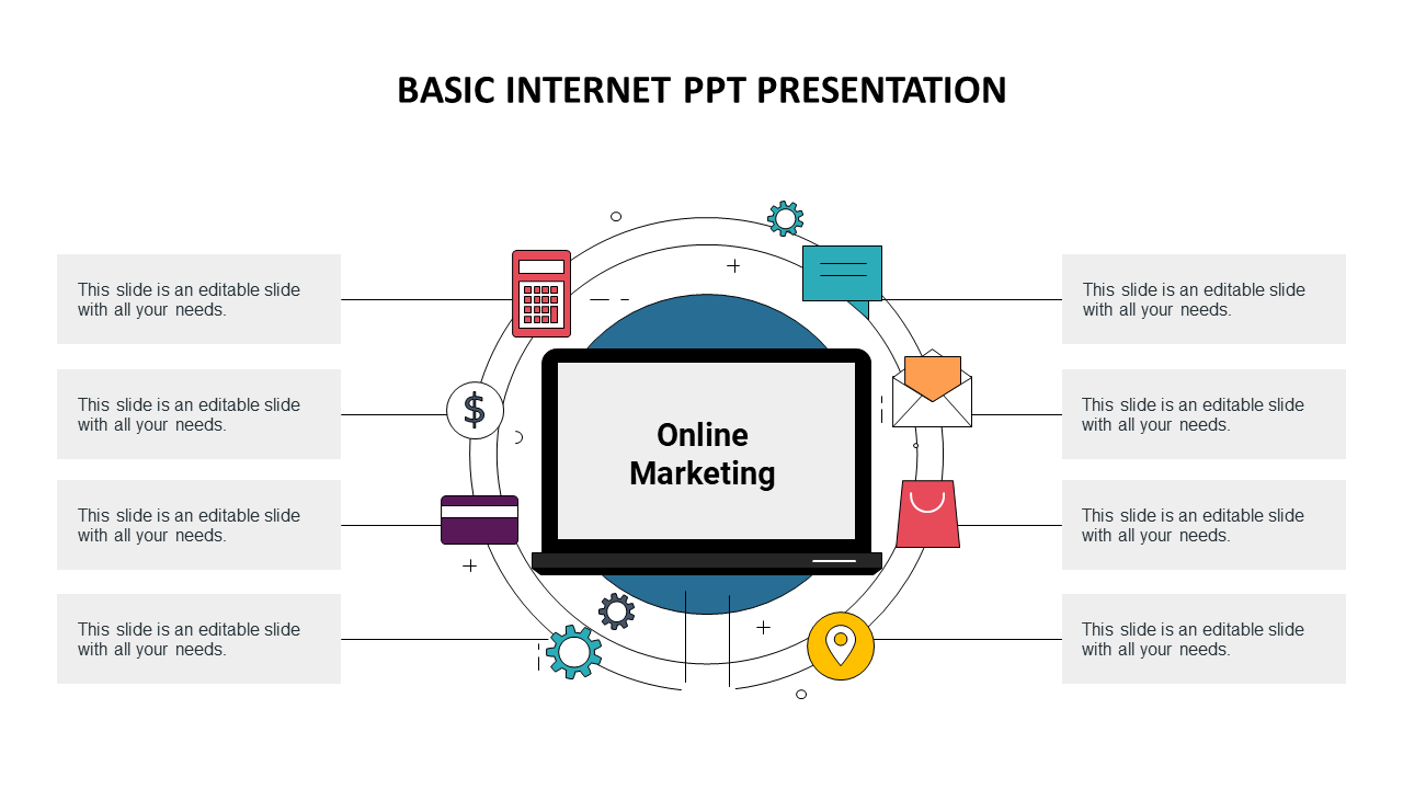 Creative Basic Internet PPT Presentation Templates